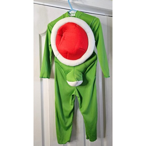 Yoshi Toddler Costume 2T Shell Headpiece Tail Super Mario Nintendo Halloween - Picture 3 of 10